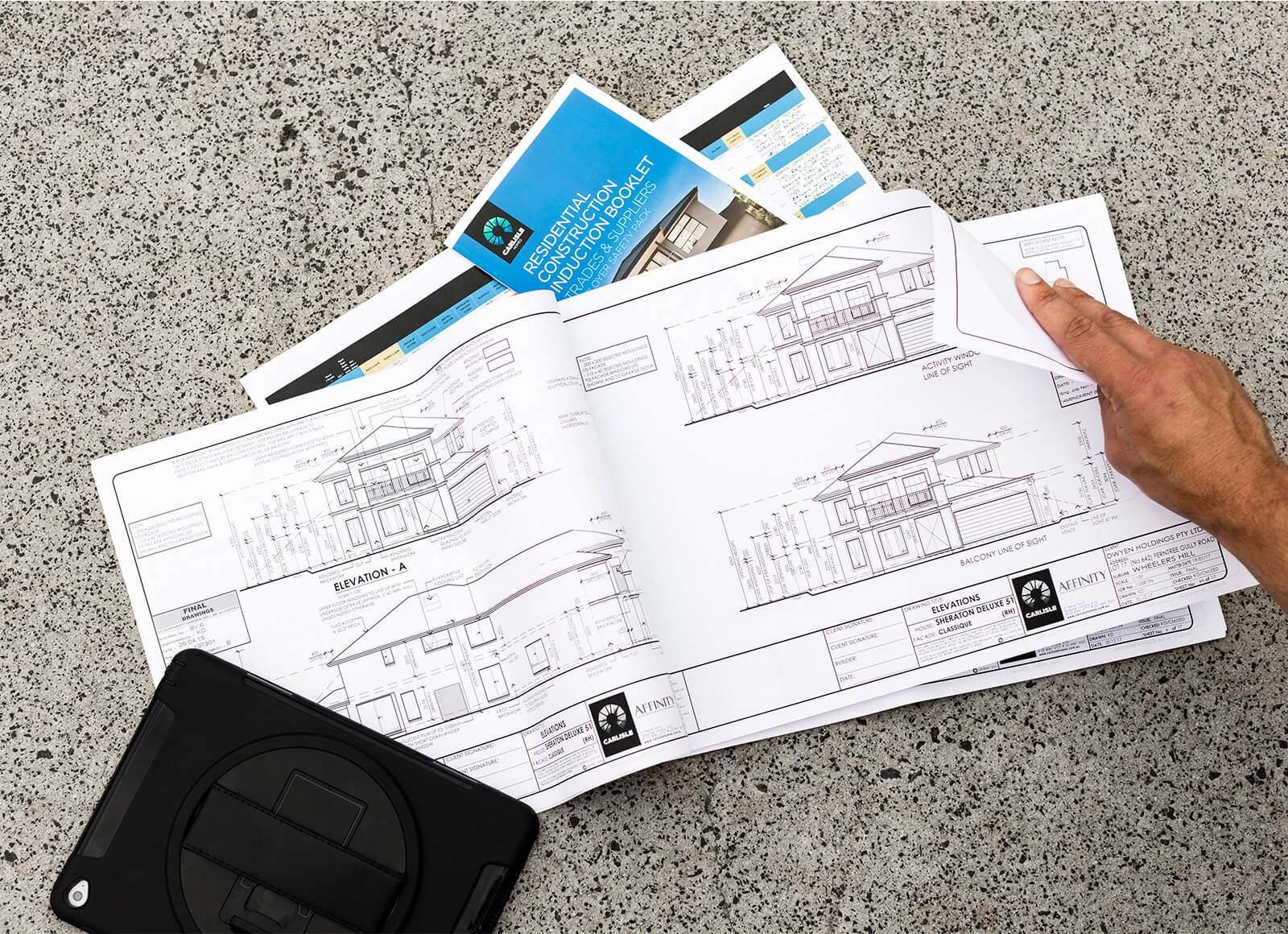 Final house plan drawings